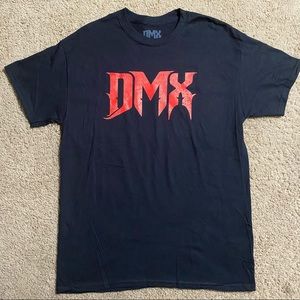 DMX Black + Red Logo Ruff Ryders Hip-Hop T-Shirt